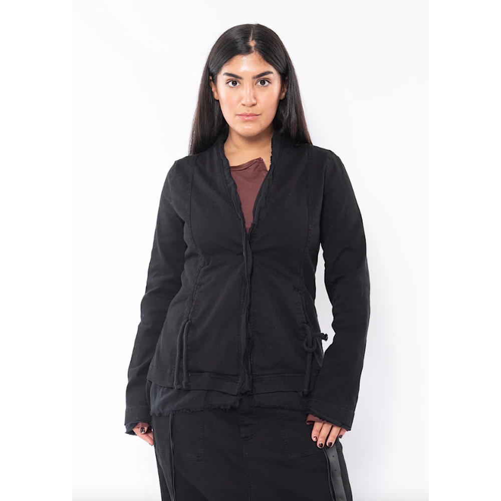 Pal Offner Jacket Womens Size Small/2 Black Designer Lined Button Germany $594